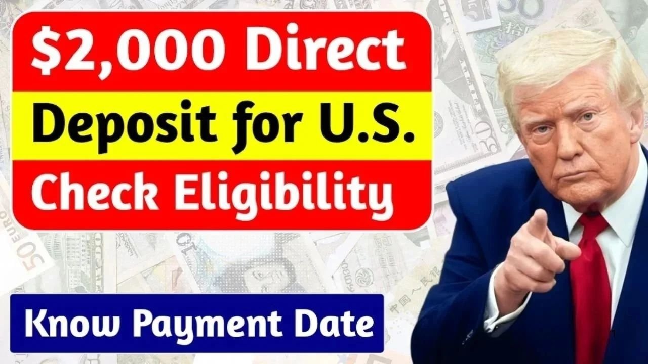$2,000 Direct Deposit in November 2025: Eligibility, IRS Payment Dates & How to Claim Your Money Fast